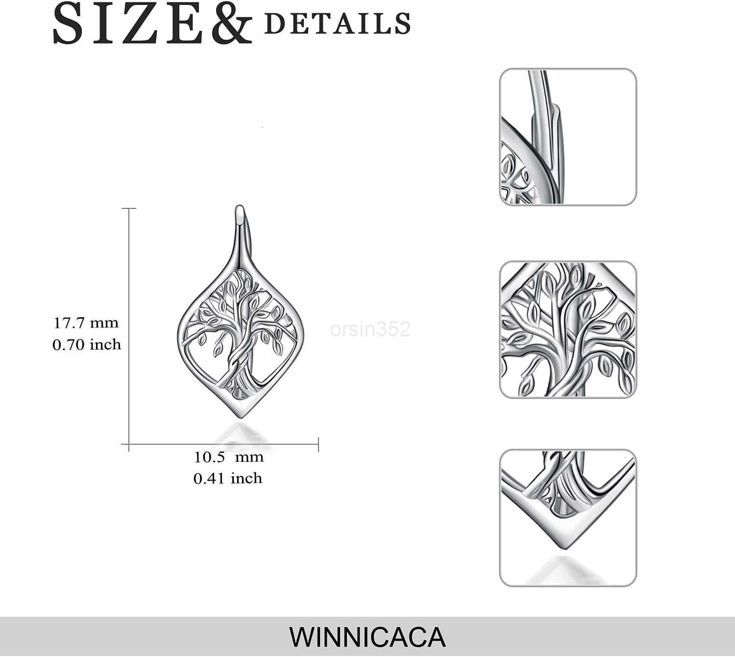 Earring for Women Sterling Silver Dangle Drop Hoop Earrings for Women Birthday Anniversary Christmas GiftsW250911