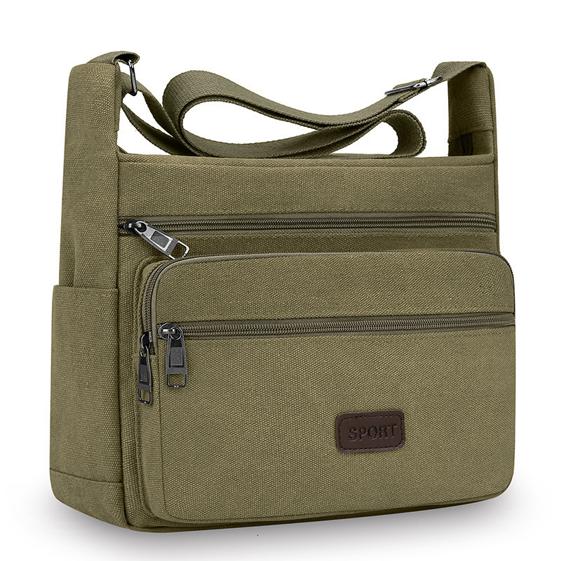 Men S Crossbody Bag Large Capacity Multi Compartment Designer Bag Luxury Bag Wear Resistant Bag New Casual Versatile Single Shoulder Small Free Shippi