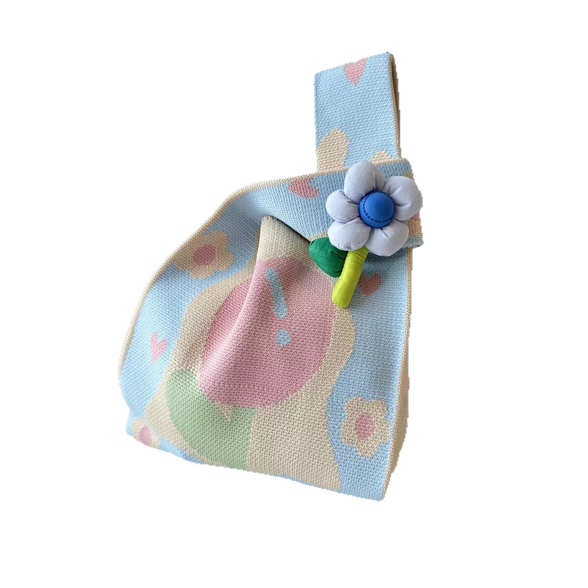 2025 autumn new niche design casual cute style trendy knitted bag fashion simple versatile style women's handbag designer bag