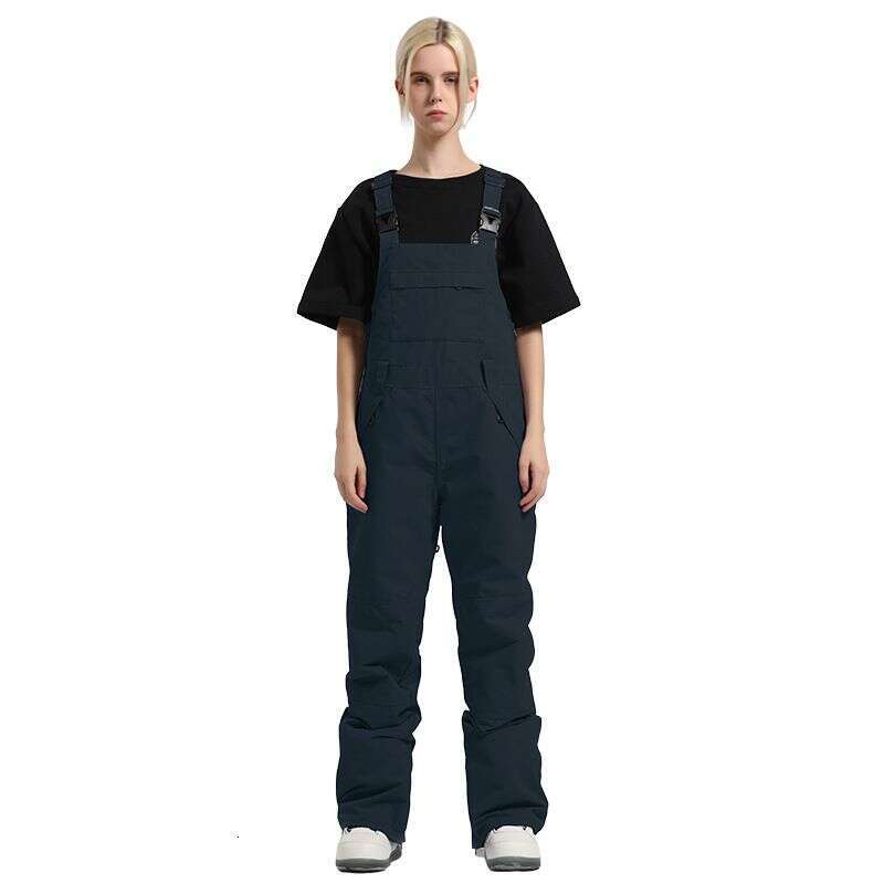 Winter New Pants Women's Snowboard Windproof Waterproof Wear-Resistant Outdoor Double Board Ski Suit Overalls