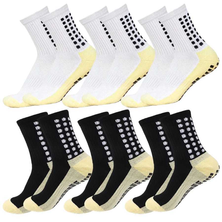 6 Pairs Men Women Non Slip Grip Socks Football Basketball Soccer Rugby Baseball Cycling Running Hiking Tennis Skateboard D250911