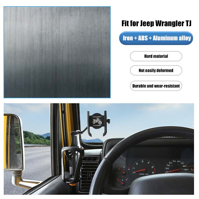 Car Water Cup And Phone Stand On The Center Console For Jeep Wrangler TJ 1997-2006 Interior Decoration Accessories