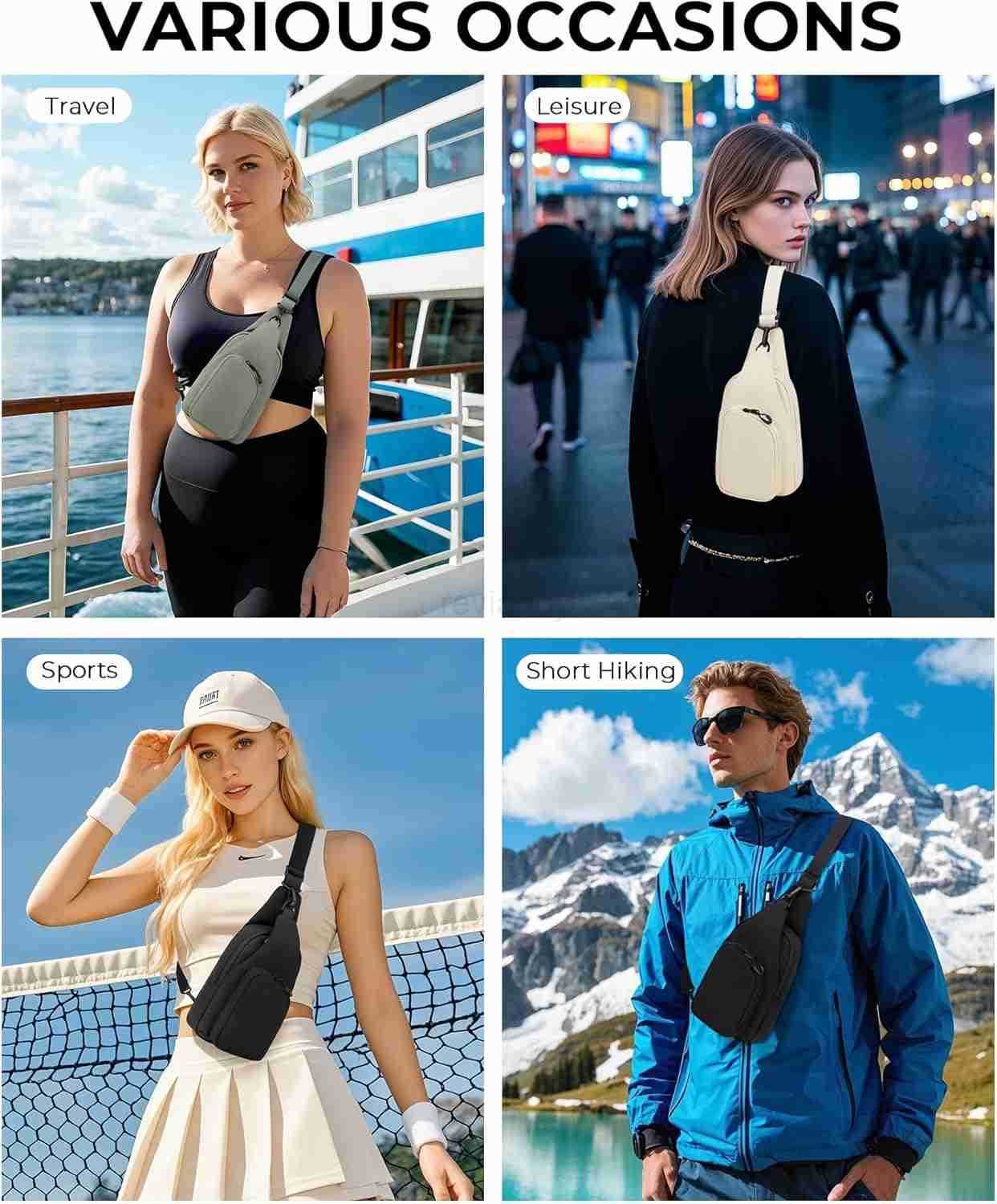 Small Sling Bag for Women Lightweight Crossbody Bags for Women Water Resistant Small Sling BackpackW250911