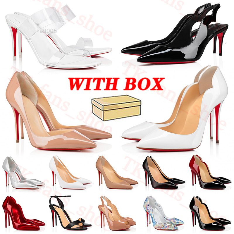 s heels luxury so kate hot chick lady sandal women designer loafers high heel point toe pumps stiletto shoe nappa l christian loubitons loubotins red bottomshoes KWI8
