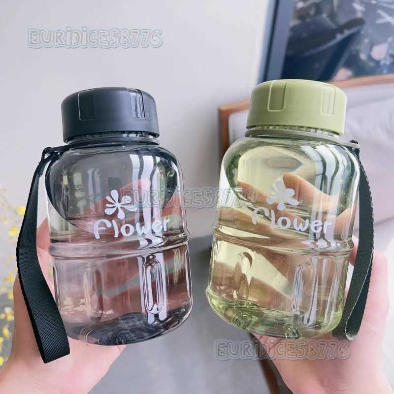 New Plastic Water Cup Portable Outdoor Sports Large Capacity Space Cup Men High Temperature Resistant Water Bottle H250911