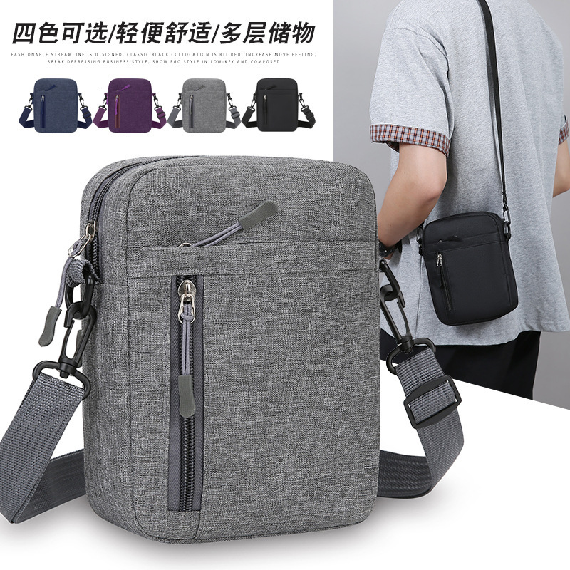 Men S Casual Shoulder Bag Fashion Water Resistant Nylon Crossbody Bag Free Shipping Lightweight Designer Bag Simple Luxury Bag Business Travel Phone B