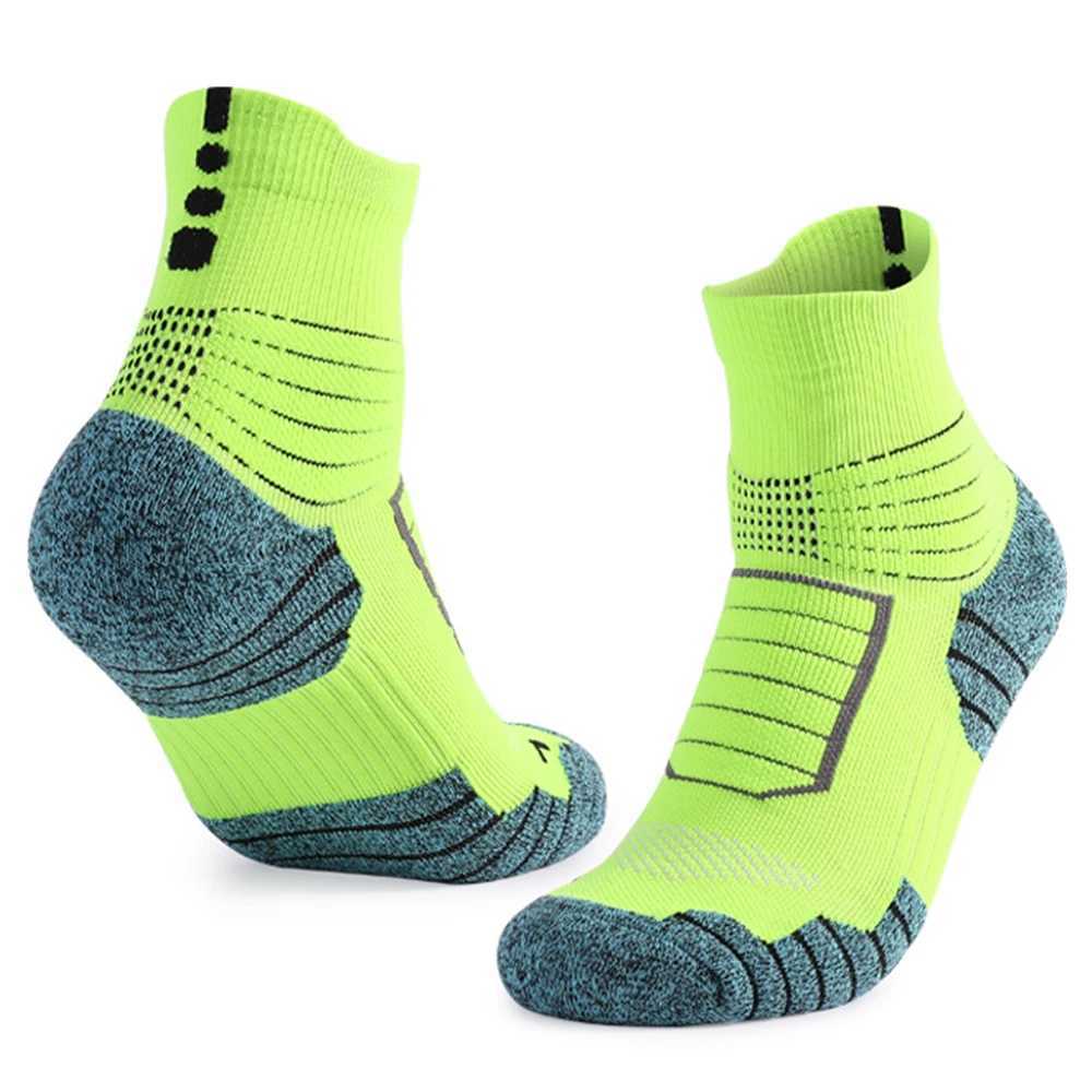 1 Pairs Cotton Professional Basketball Socks Sport For Men Thickened Towel Bottom Cycling Climbing Running Breathable NonSlip D250911