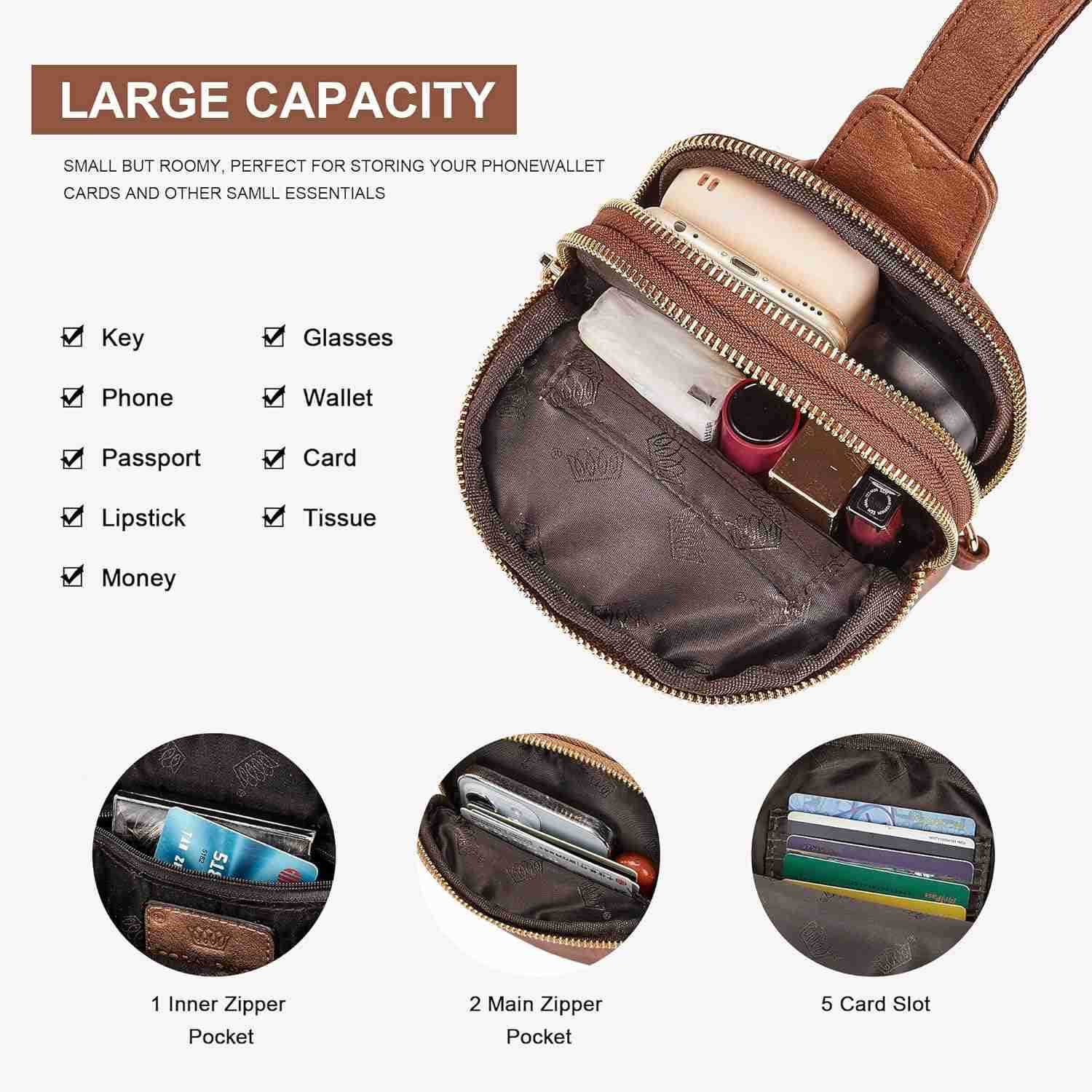 Crossbody Sling Bags Fanny Packs Womens Belt Bag GiftsW250911