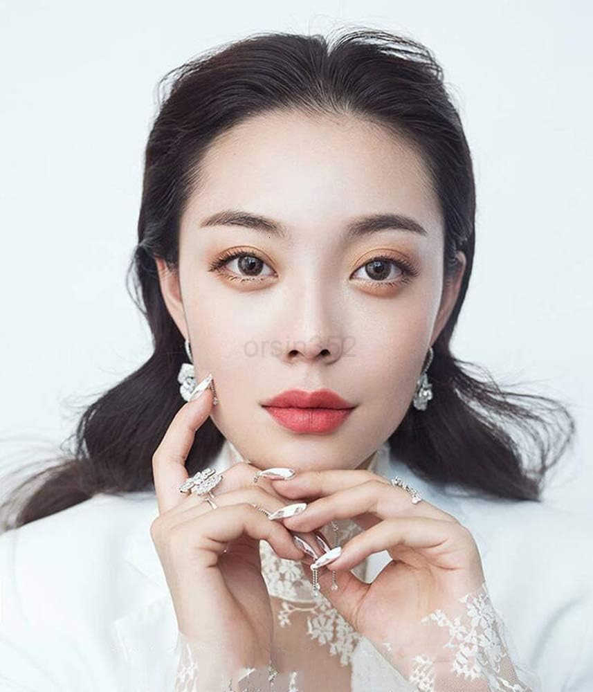 Flower Dangle Stud Earrings for Women Girls with Charms Fashion Luxury Pave Rhinestone Filigree Camellia Rose Dainty Crystal Drop Dangling Wedding Pro