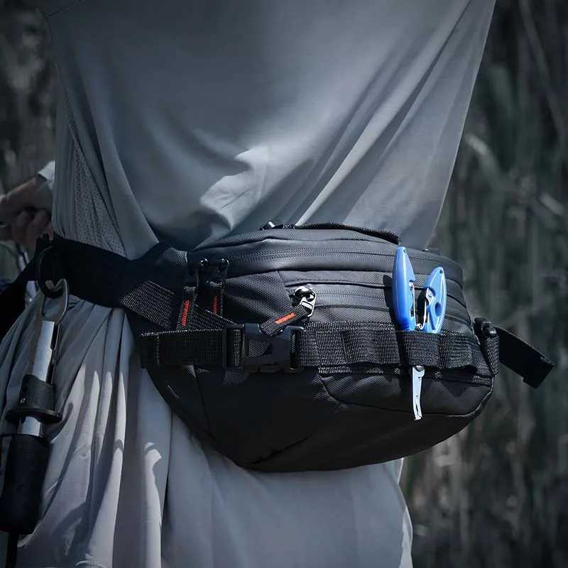 yuzhiyuan MultiPurpose Fishing Tackle Bag Lightweight Large Capacity With Comfortable Wide Waist Belt Breathable Mesh Divider Z250911