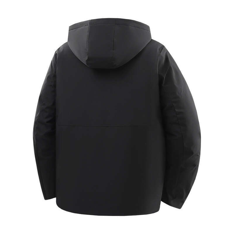 Men's Winter New Graphene Thermal Jacket Thickened Casual Detachable Hood Cotton Coat