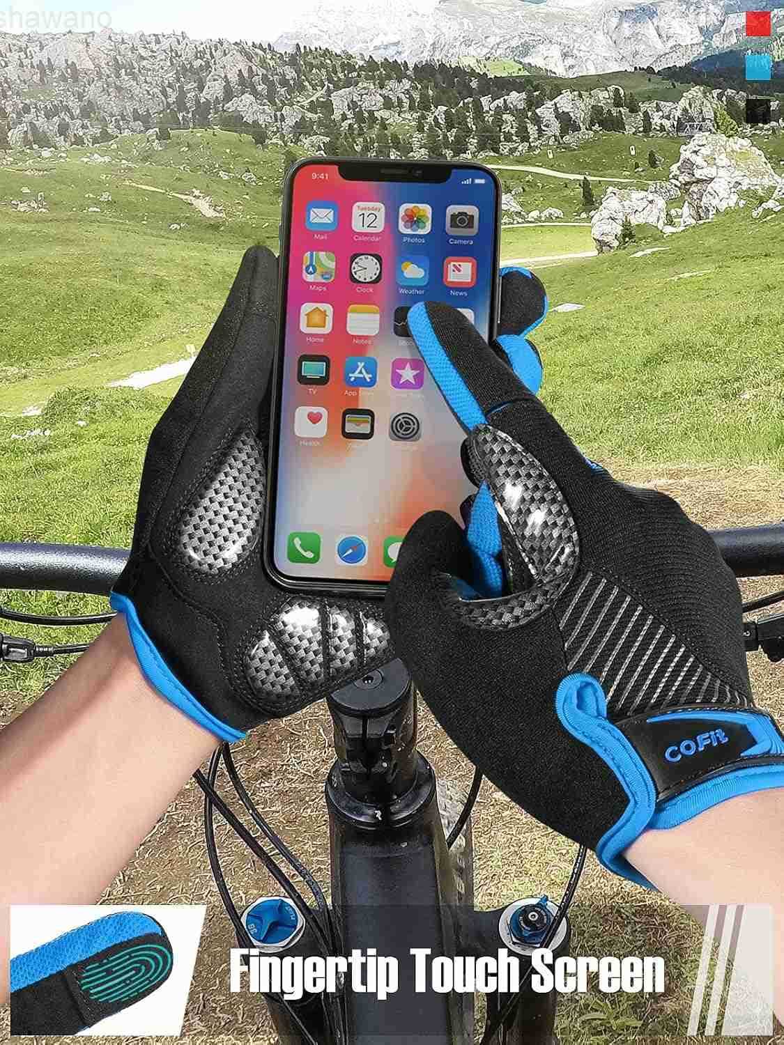 Cycling Gloves for Men Women Touchscreen Breathable Gloves Mountain Bike Gloves for BMX ATV MTB Riding Road Racing Bicycle Climbing BoatingW250911