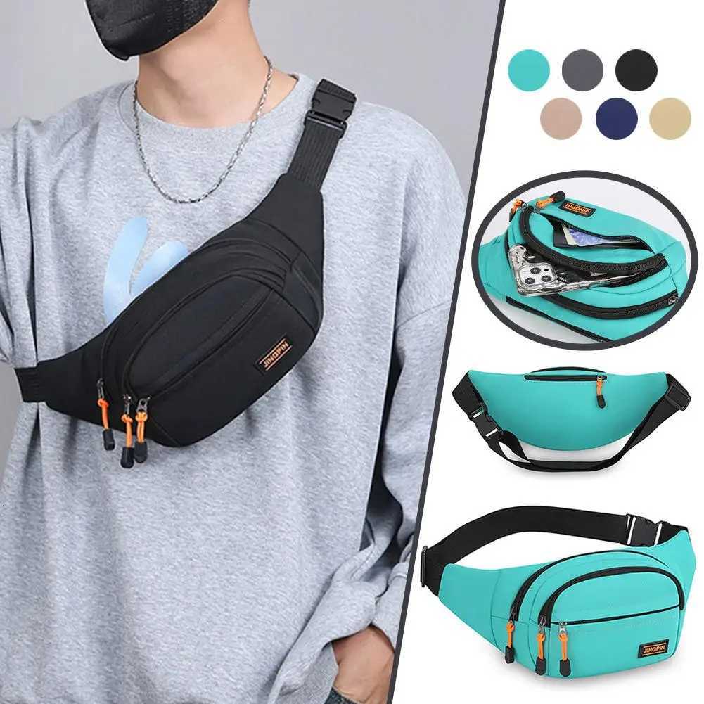New Waist Bag for MenWomen Sports Running Phone Pack Multifunctional Work Cash Wallet Business Money Pouch Z250911