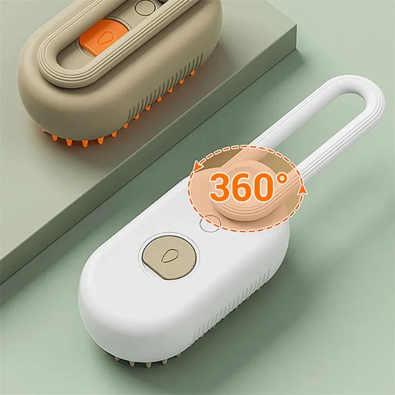 Cat Steam Brush Steamy Dog Brush 3 in 1 Electric Spray Cat Hair Brushes for Massage Pet Grooming Comb Hair Removal Combs