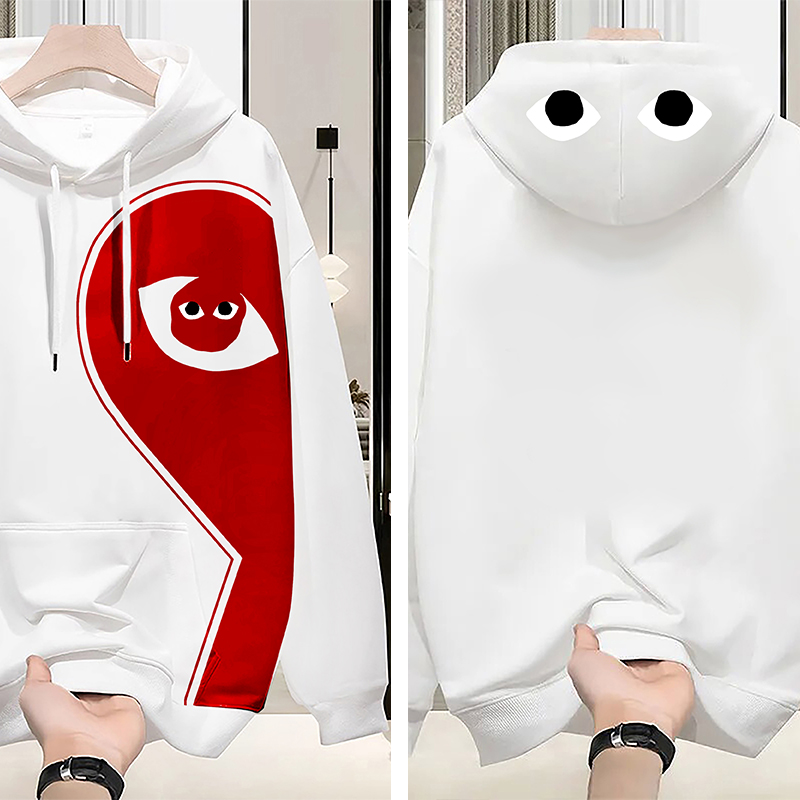 Men's Hoodies Luxurious Design Conventional And Fleece Cotton Warm Print Pattern Fashionable Hip-Hop Classic Birthday Gift Hoodies For Couples An