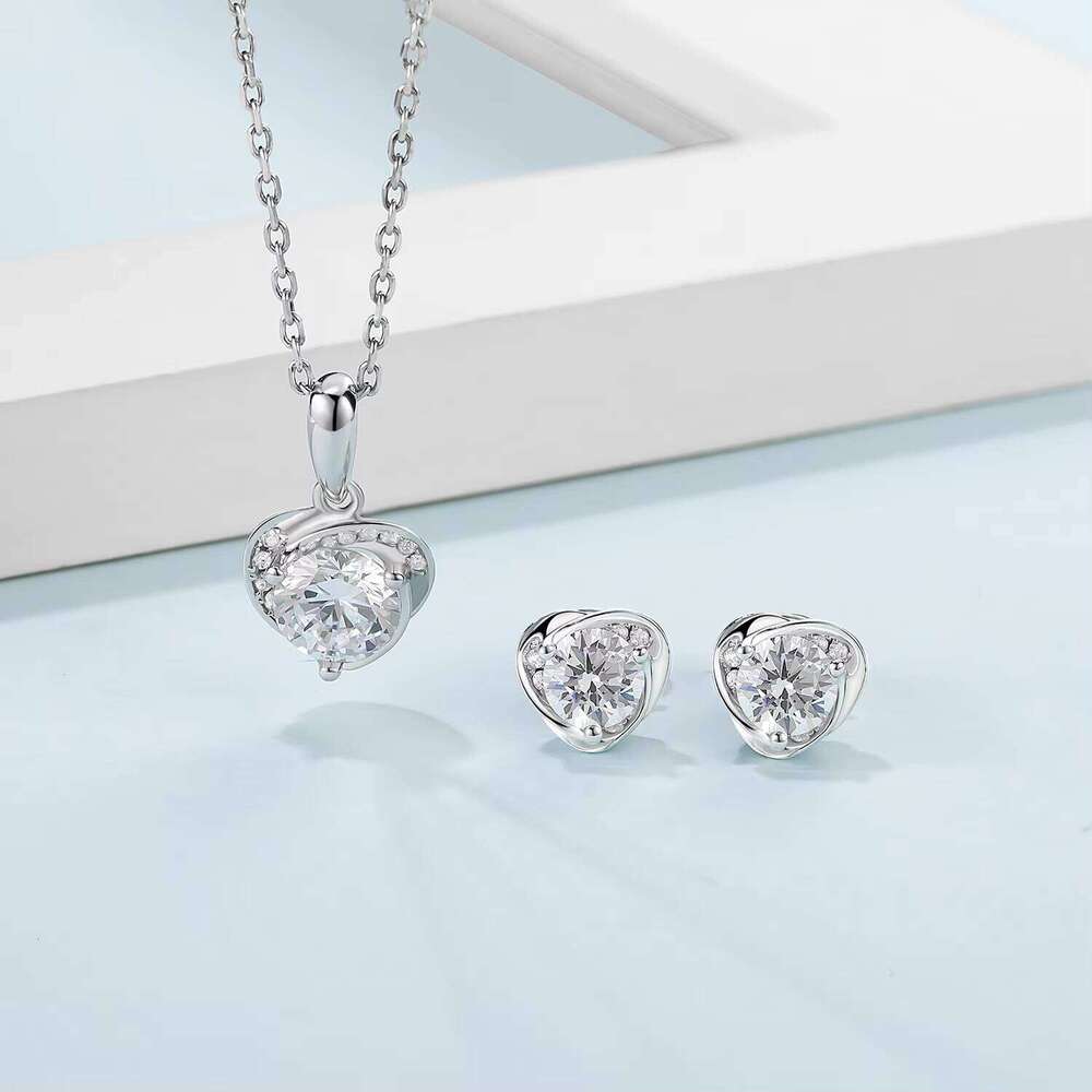 Wholesale Custom Jewelry Square Moissanite VVS Sterling Sier Fine Stud Earrings for Women