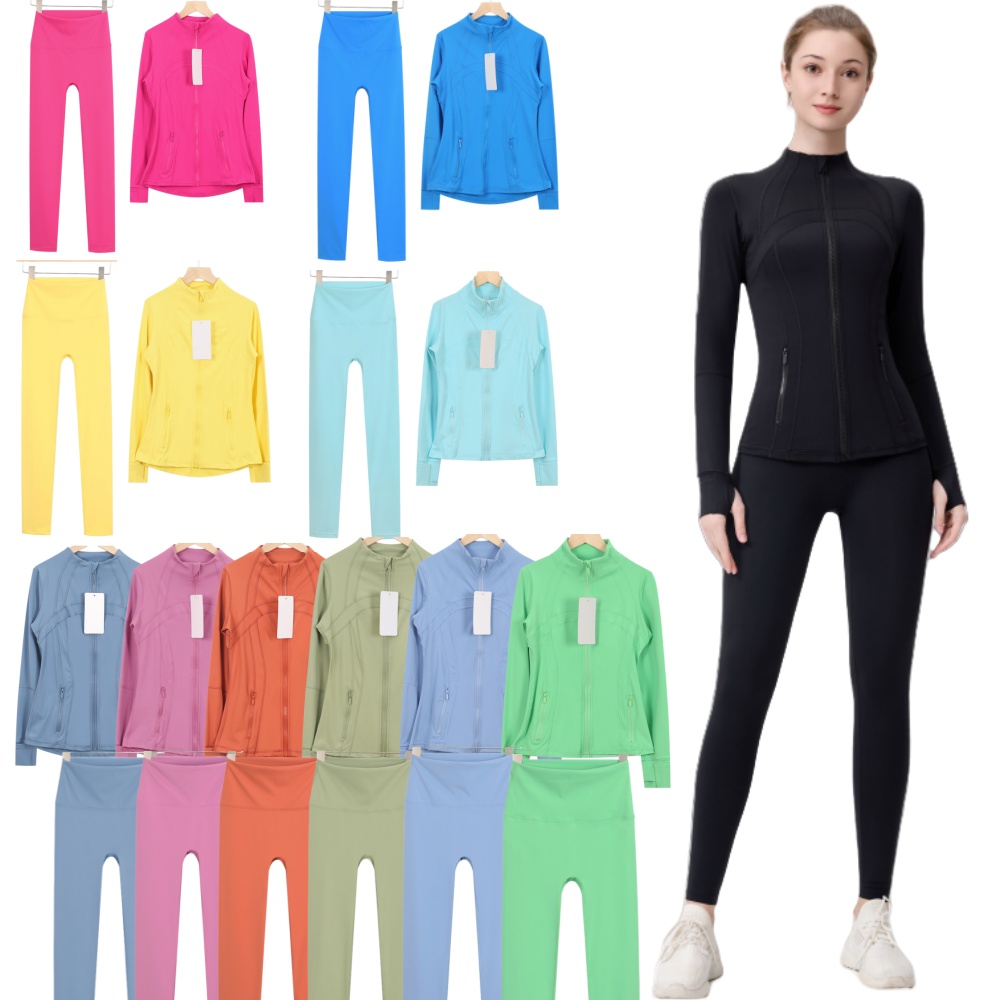 Yoga women 2025 Yoga align leggings Women pants Outfits Lady Sports yoga Fashion Ladies Exercise Fitness Wear Girl Running Legging Ninth Pants jacket lulule lulum