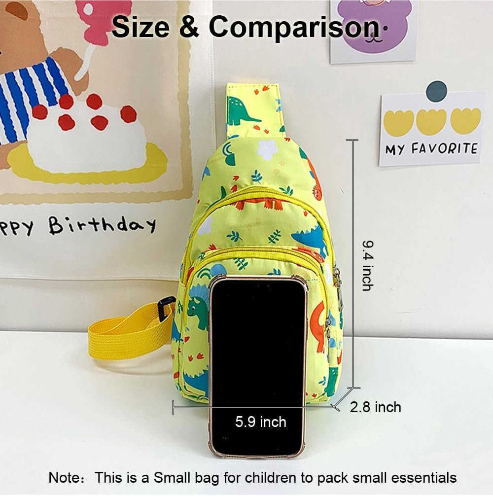 Crossbody Sling Bag Small Nylon Travel Cartoon Bag BlueW250911