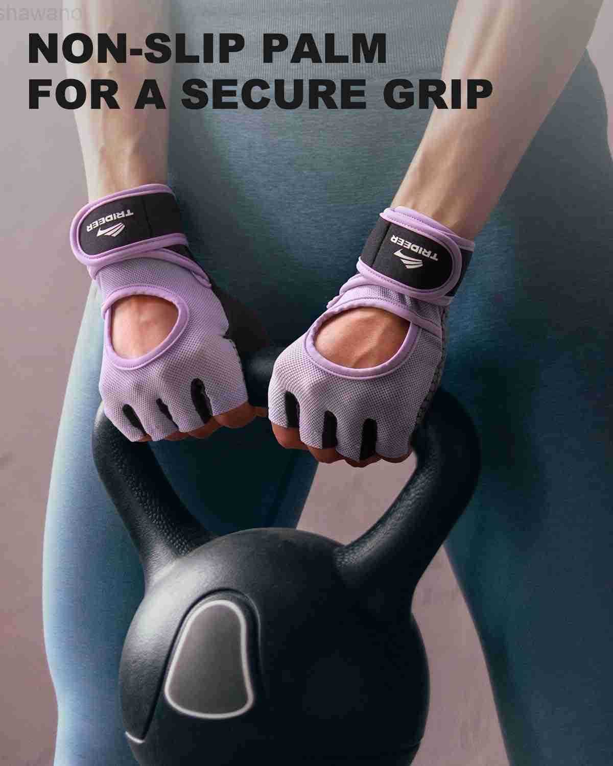 Weight Lifting Gloves for Women Men with Wrist Support Workout Gloves Women Full Palm Protection for Gym Training Fitness Weightlifting Pull UpsW25091