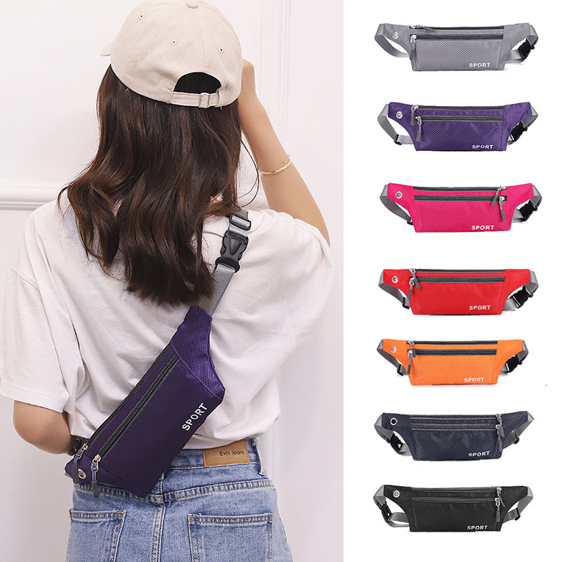 Luxury Bag New Close Fitting Waist Designer Bag Bag Oxford Cloth Men And Women Mobile Phone Free Shipping Bag Outdoor Sports Running Lightweight Waist