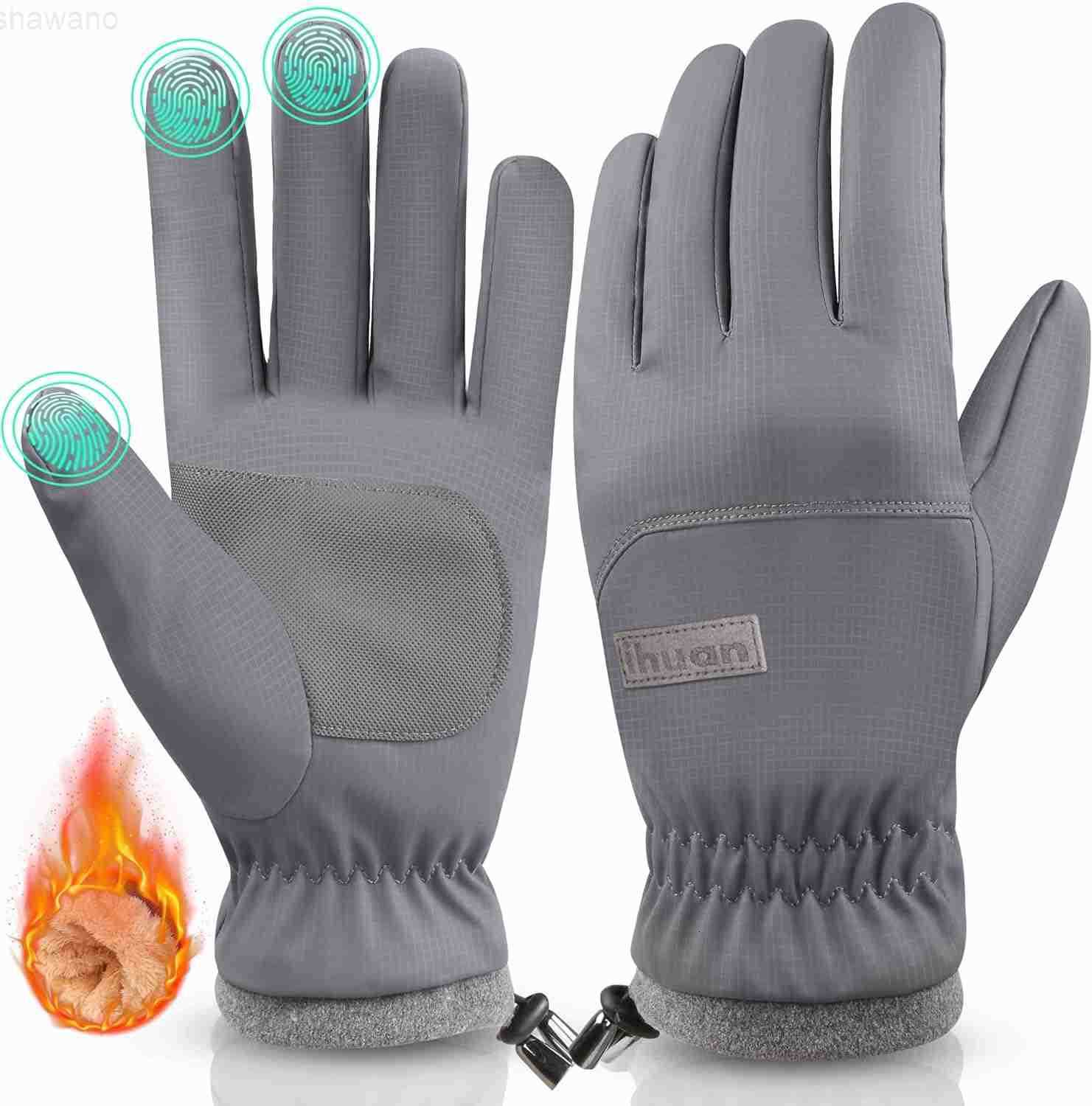 Winter Waterproof Ski Gloves Men Women Snow Warm Cycling Cold Weather Driving Biking RunningW250911