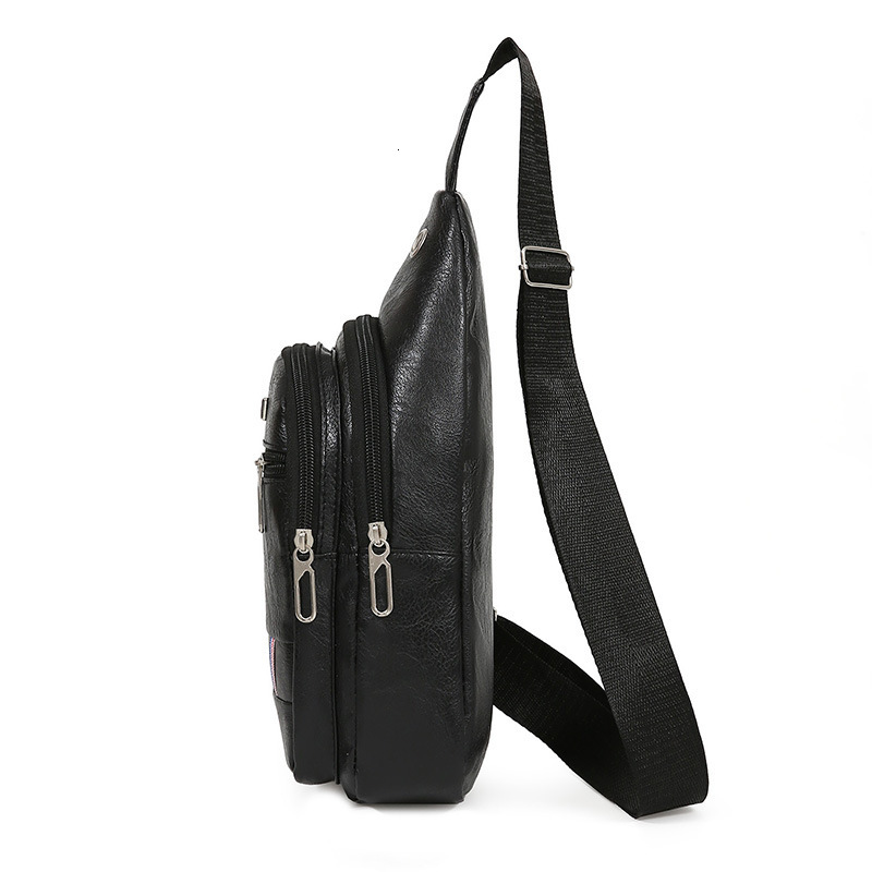 Crossbody Bag Designer Bag Free Shipping Casual Sports Waterproof Luxury Bag Outdoor Korean Style Trendy Men S Crossbody Bag PU Chest Bag Men S Chest 