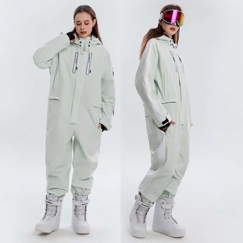 Ski Suit Set One-Piece Adult Windproof Waterproof Warm Outdoor Gear Snowboard Jacket