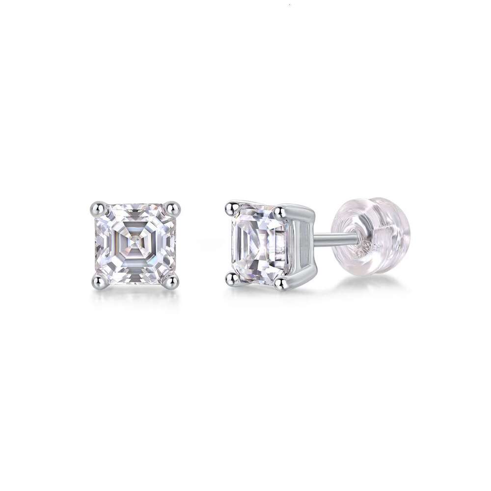 MYF Manufacturer Wholesale Moissanite Earrings Men Unique Sterling Sier Jewelry Moissanita Joyeria