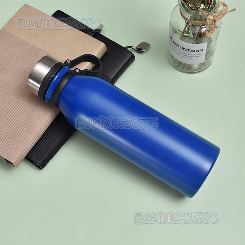 304 Stainless Steel Insulated Cup Outdoor Hiking Small Mouth Sports Water Bottle Simple with Handle Portable Travel Bottle H250911