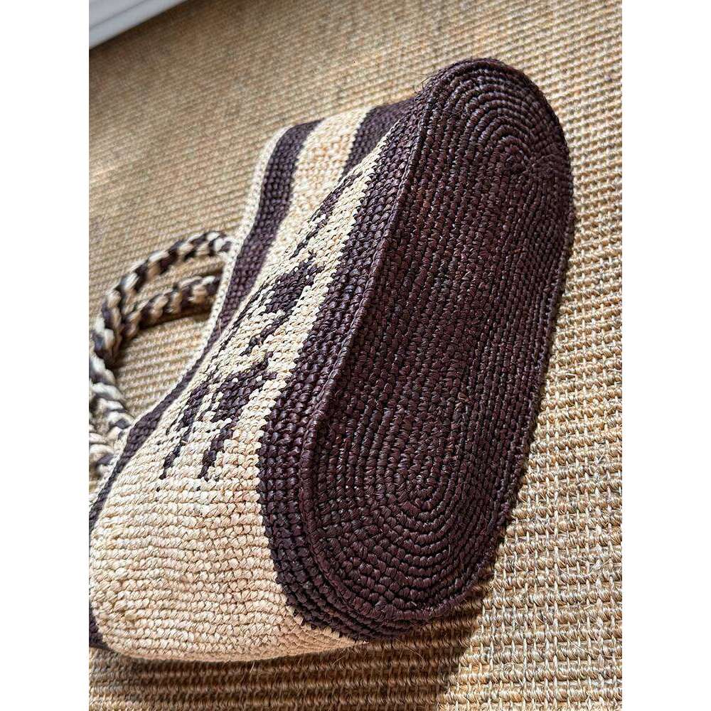 Designer Bag Tote Bag Shoulder Bag New Woven Beach French Style Single Shoulder Handheld Basket Handwoven Raffia Small Tote Bag