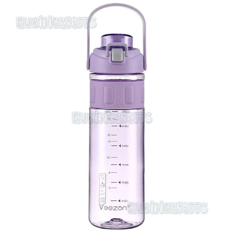 830ml Sports Water Bottle Simple Portable Graduated Student Cup Summer Large Capacity Outdoor Direct Drinking Space Cup H250911