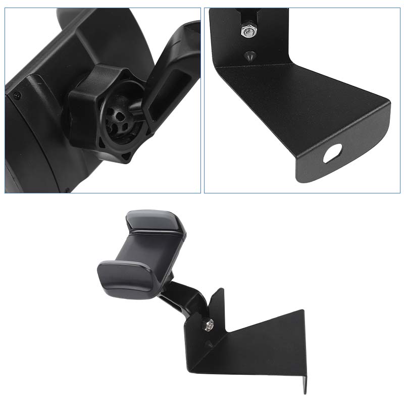 Car Walkie-Talkie Stand + Mobile Phone Holder For Jeep Wrangler TJ 1997-2006 Interior Decoration Accessories