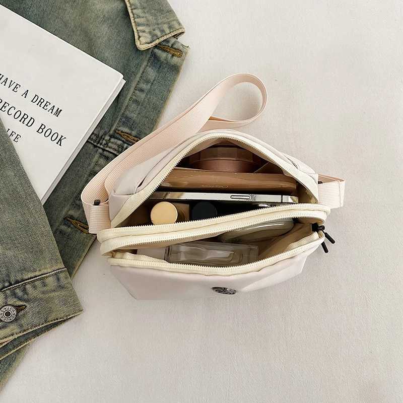 Women Waterproof Nylon Crossbody Bag Large Capacity MultiPocket Casual Shoulder Bag with Padded Strap Lightweight Travel Purse W250911