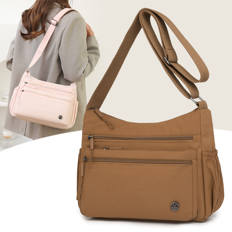 Foreign Trade New Free Shipping Women S Designer Bag Crossbody Bag Luxury Bag Trendy Simple Large Capacity Lightweight Tote Bag Layered Storage Fashio
