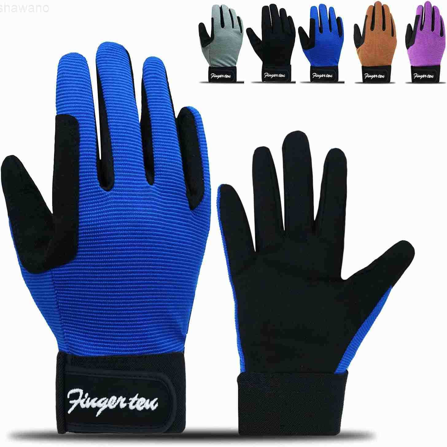 Gloves Equestrian Women Kids for Girls Boys Mesh Breathable Lightweight Color Pack Comfortable Grip for SummerW250911