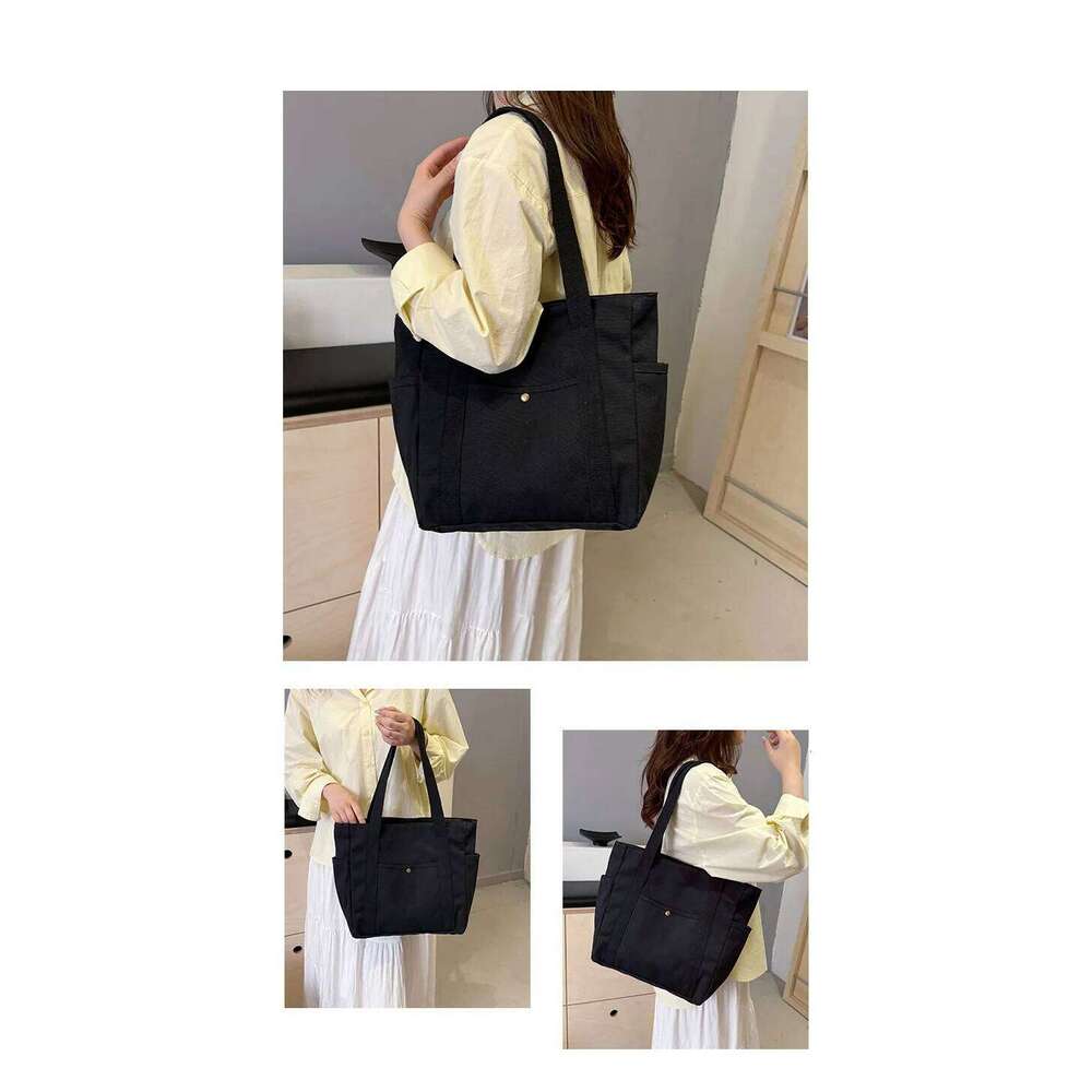 Large Capacity Canvas Tote for Women - Work Commuting/College Book/Shopping,Handbag & Shoulder Bag (Bolsos Para Mujer)