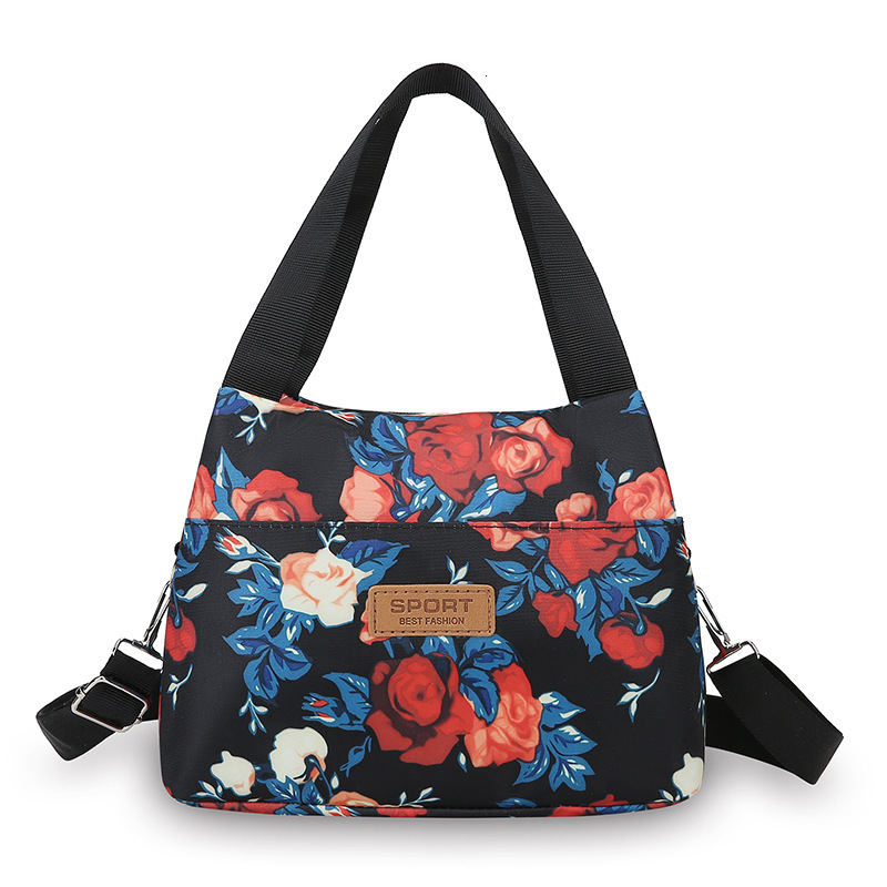 Large Capacity Fashion Printed Handbag For Women Lightweight Shoulder Bucket Bag Designer Bag Cloth Free Shipping Crossbody Mom Bag Luxury Bag For Wor