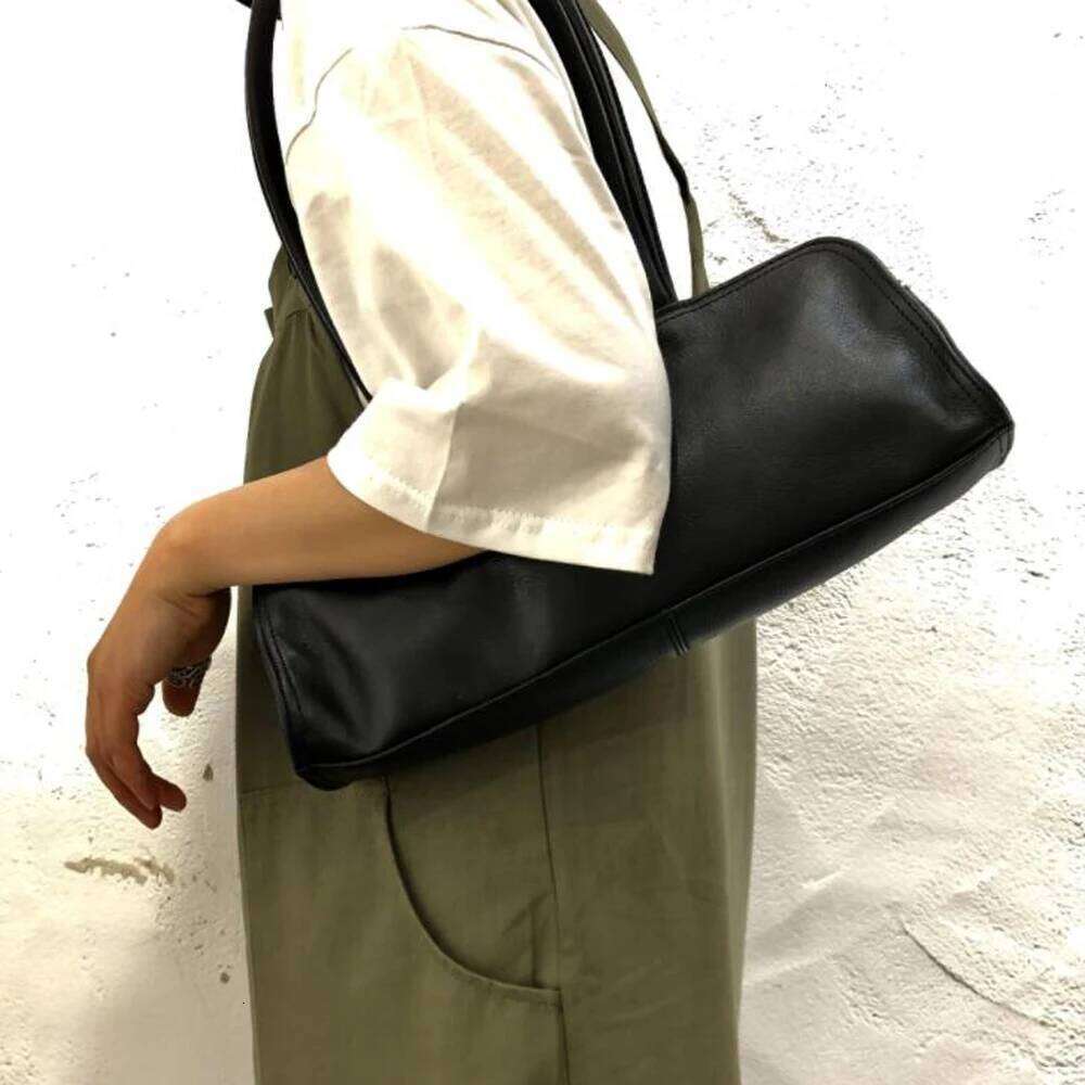 Fashion Cow Skin Shoulder Bags Trendy Designer Handbags Women's Genuine Leather Lady Office Black Tote Bag For Girls 250805 250805