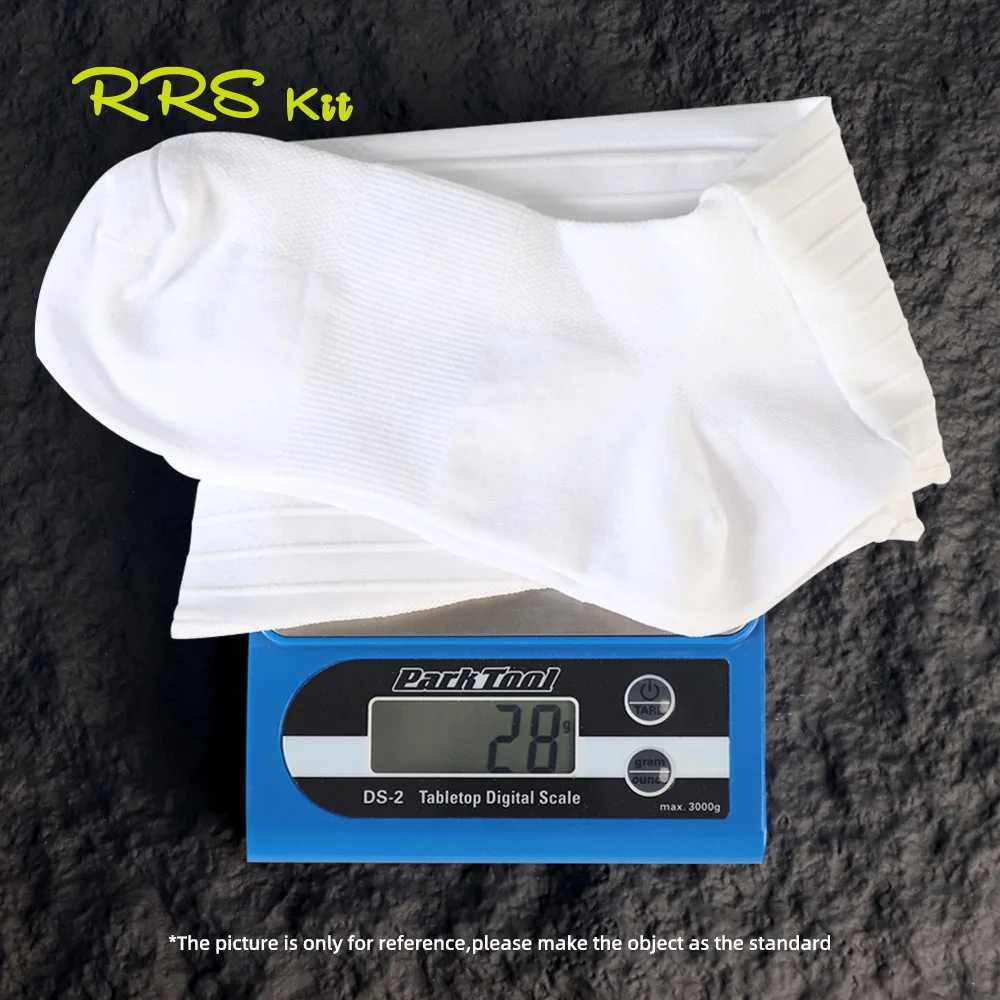 Rrskit Aero Socks TPU Anti Slip Summer Whiteline Cycling Socks Men Bicycle Sport Running Bike Socks Breathable and comfortable D250911