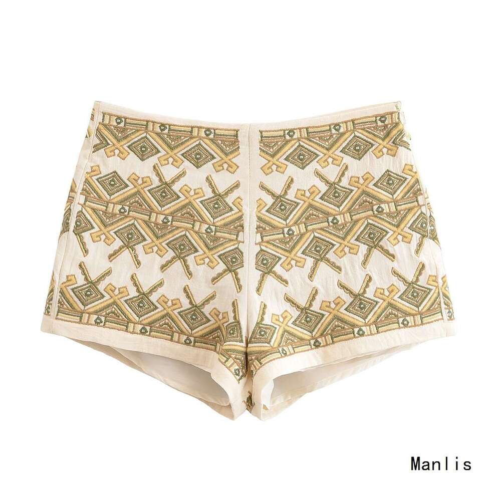 DHEssentials Trend Fashion 2025 New Summer Casual Embroidered Shorts