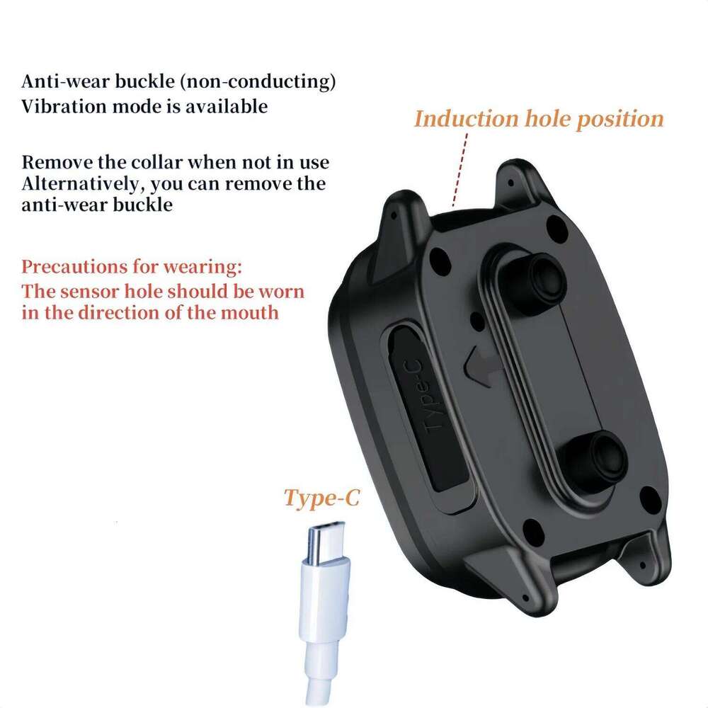 designer brand Pet Dog Device Waterproof Ultrasonic Stop Barking Vibration Anti Bark Dogs Training Collar For all dogs