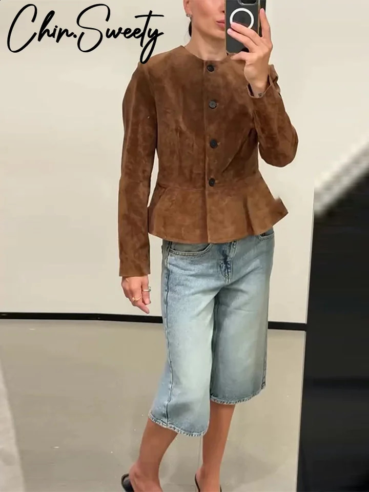 Casual Fashion Womens Lace Up Coats Long Sleeve ONeck SingleBreasted Solid Lady Jackets Autumn Female Street Outwear 250911