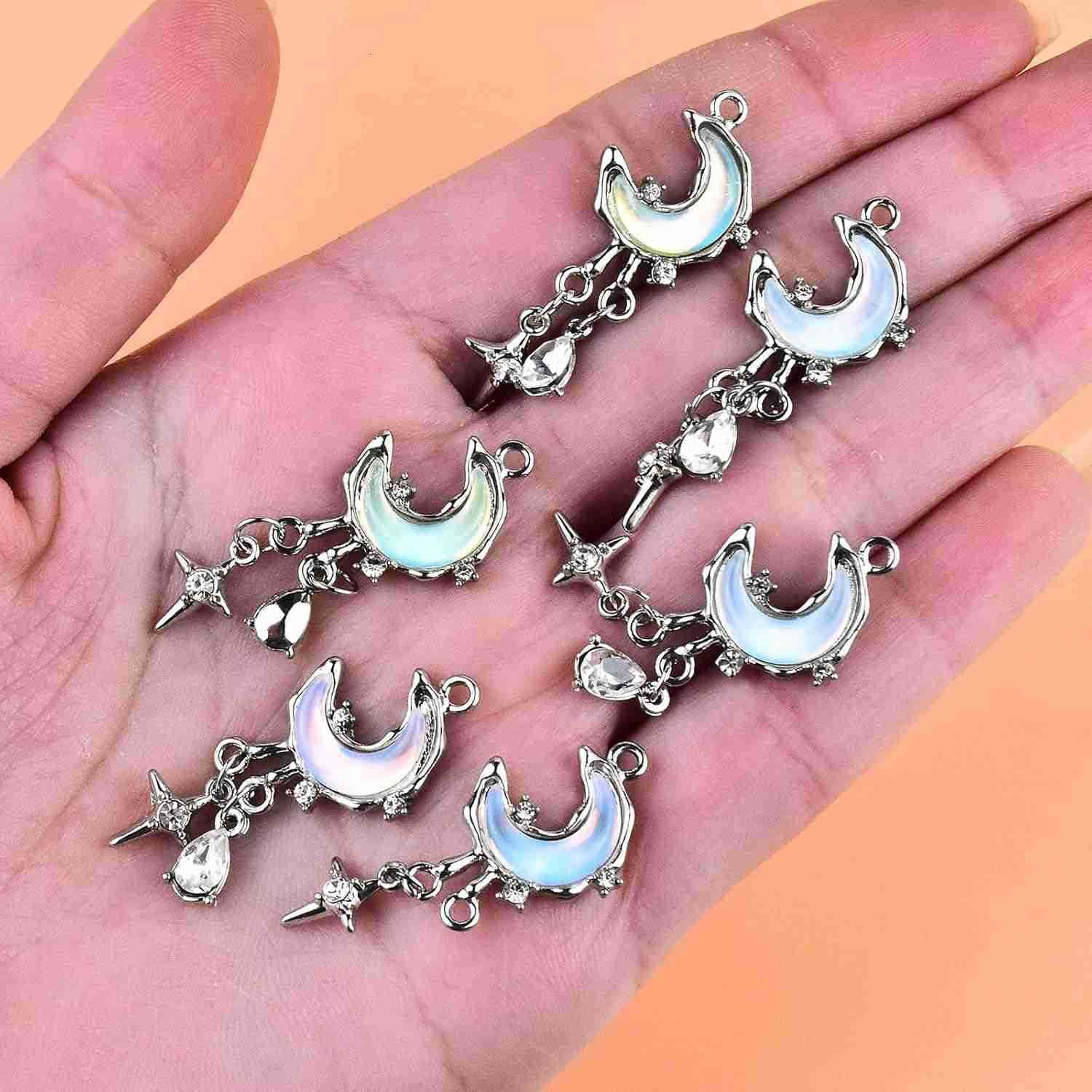 Charms for DIY Crafts Keychain Pendant Necklace Earring Jewelry Making SuppliesW250911