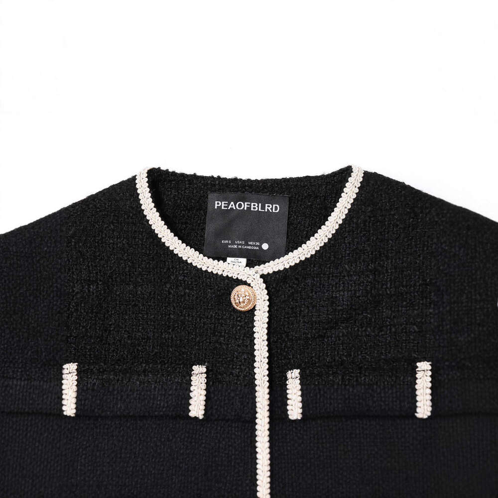 DHEssentials Autumn New Style Chanel-Inspired Socialite Fashion Versatile Fleece Jacket 1290871