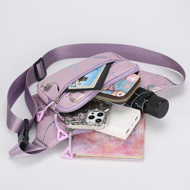 New Hot Selling Fashion Trendy Women S Waist Bag Nylon Fabric Chest Crossbody Designer Free Shipping Bag Bag Luxury Bag Multi Compartment Casual Trend