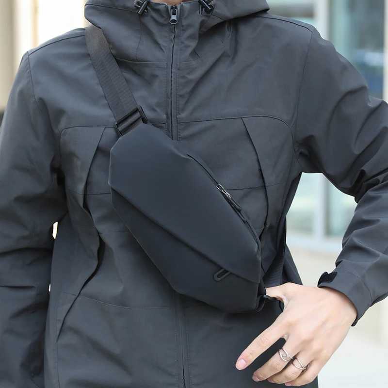 1 casual waist bag outdoor sports crossbody bag mens chest bag mens travel hip bag Z250911