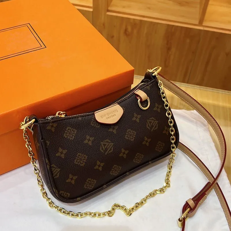 Designer Purse Crossbody 2025 Ladies Fashion Commuter Bag Pure Color Chain Women's Handbag Shoulder Slanting