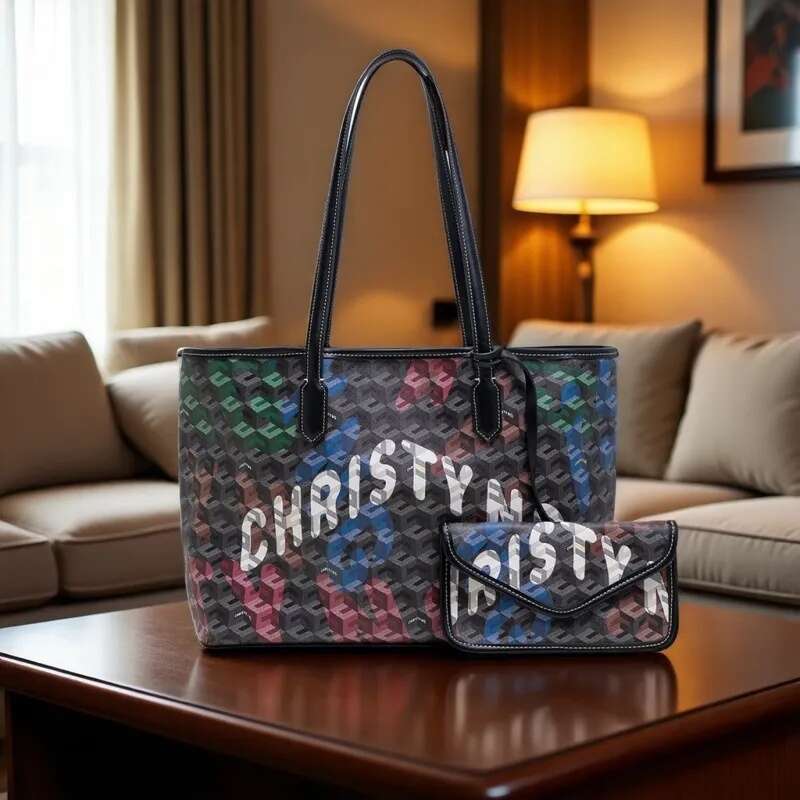 CHRISTY Ng's LARGE CAPACITY TOTE BAG FOR Women: Eco-Friendly Shopper With Detachable Strap, Spacious Work Commute & Daily Essentials Carrier