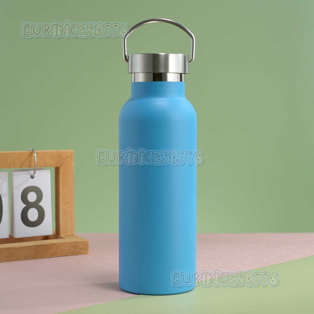 Direct Sales Outdoor Hiking Sports Bottle 304 Doublelayer Insulated Cup American Style Large Mouth Portable Handheld Small Mouth Bottle Genuine H25091