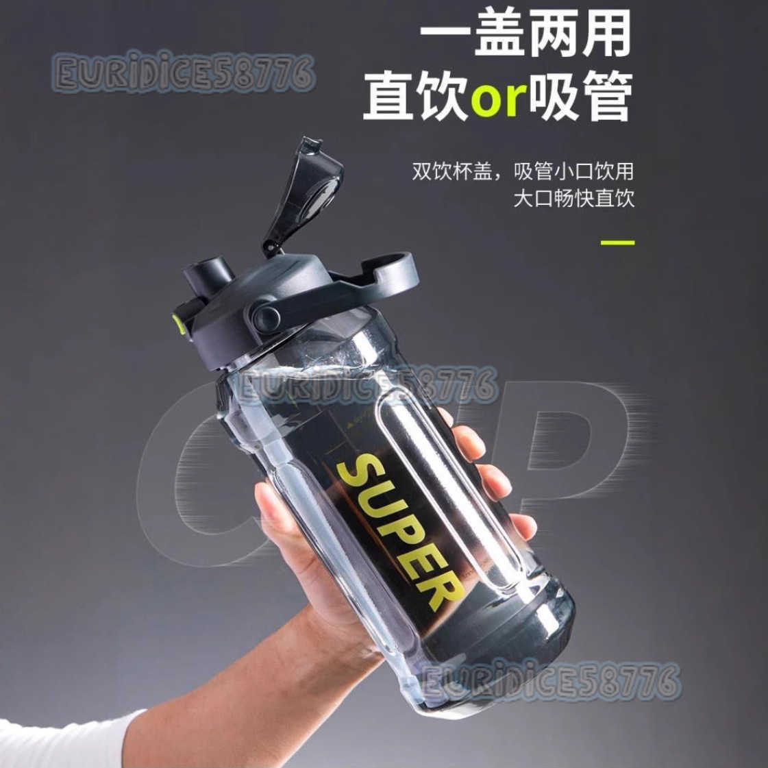 20l Plastic Cold Water Bottle with Straw Space Cup with Handle Large Capacity Water Bottle for Sports and Fitness Tonton Bucket H250911